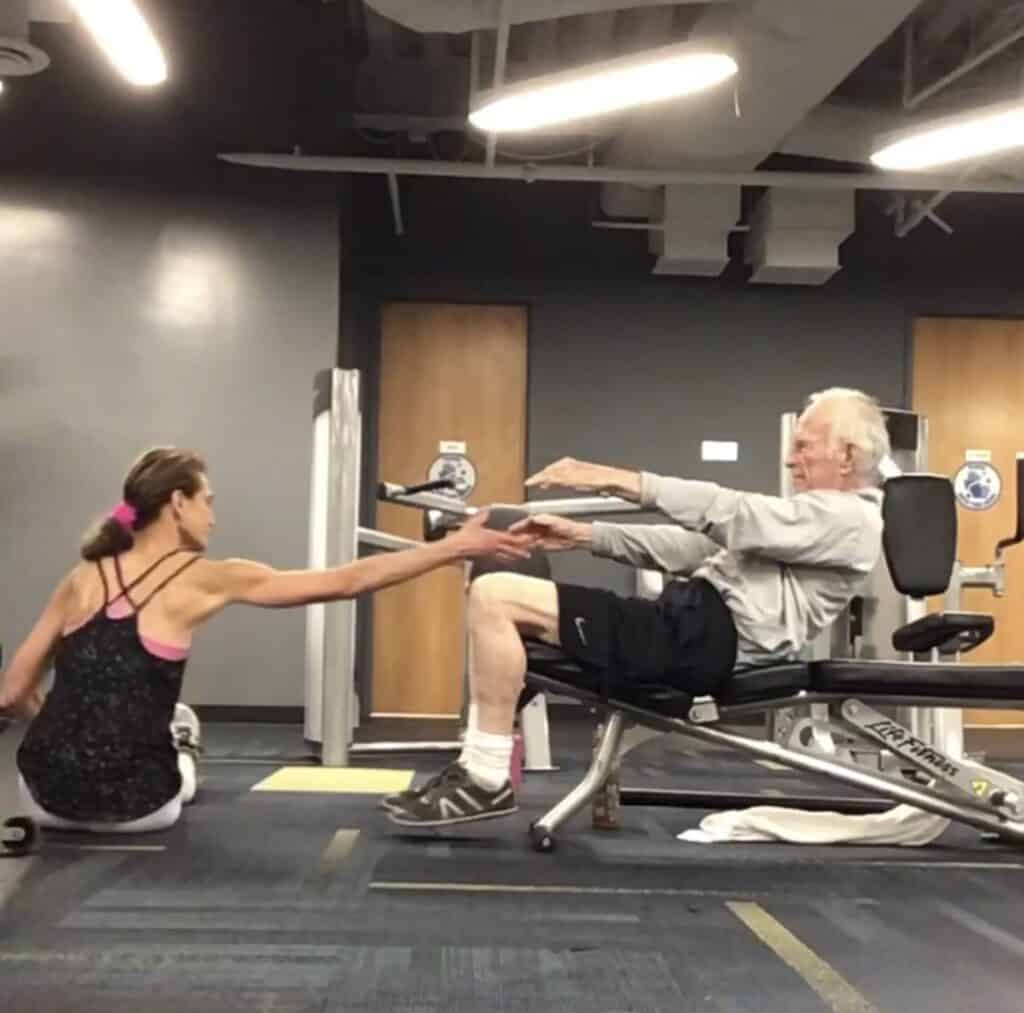 92 and doing strength training - N2Shape